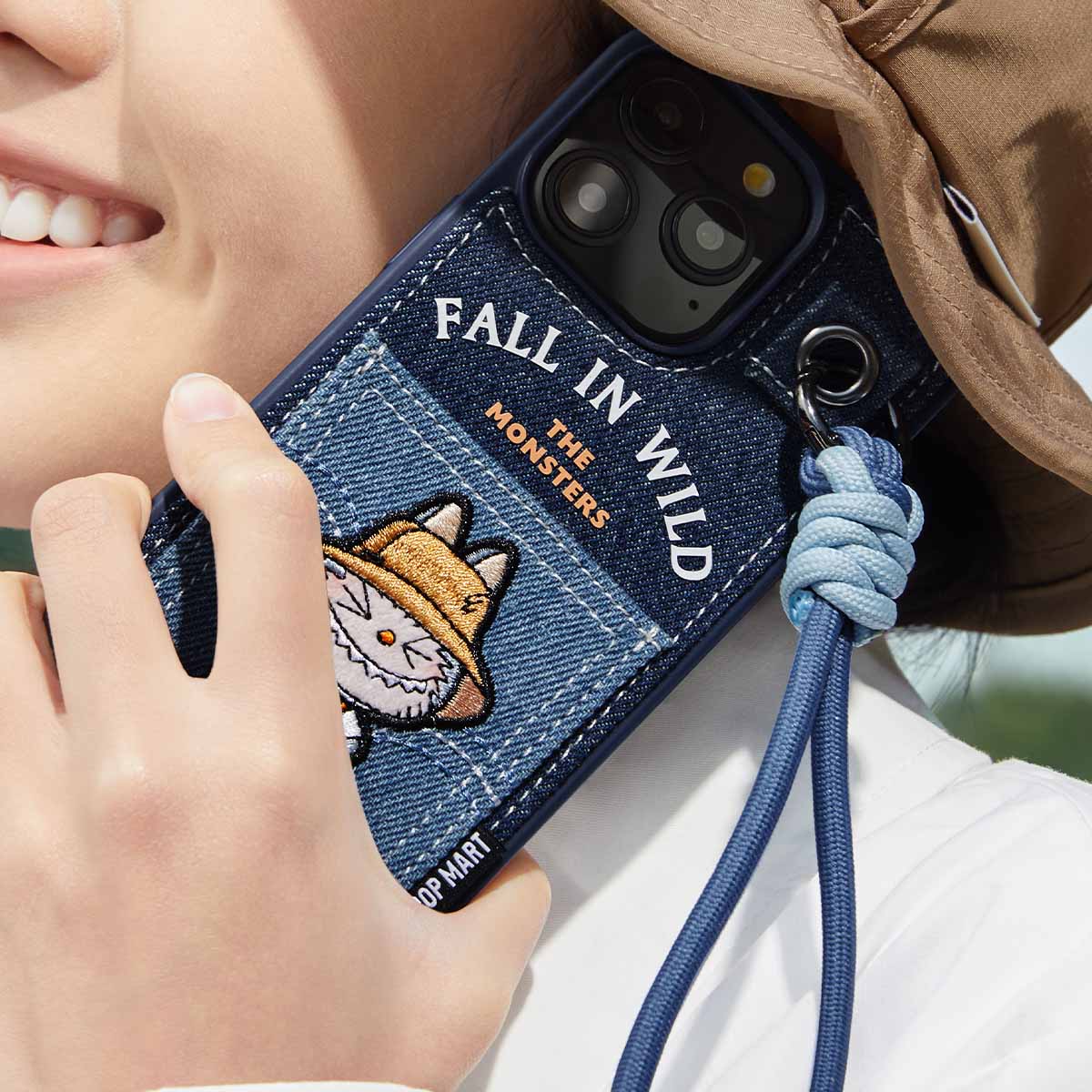 THE MONSTERS Fall in Wild Series-Lanyard Phone Case