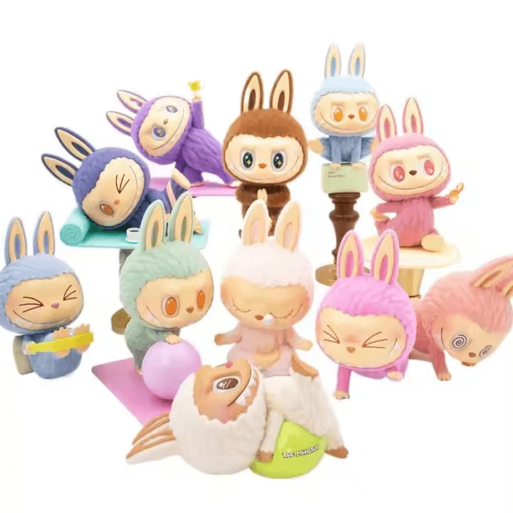 Labubu Lazy Yoga – La Figurine du Zen et de la Détente